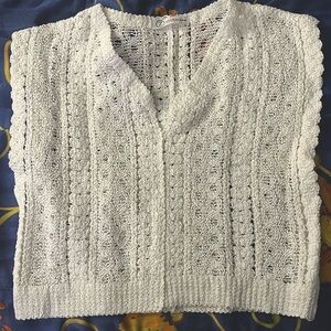 White mesh top 
One size